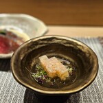 秋葉原 鮨 上村 - 蟹の煮こごり