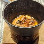 秋葉原 鮨 上村 - 鰻の茶碗蒸し