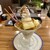 からふね屋珈琲店 - 料理写真:白桃ミルクティーチーズケーキパフェ