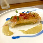 prospero - 穴子のフリット on the 生ハム