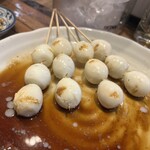 とり源 - うずら卵！