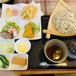 そば なか美 - なか美Bセット　1200円　数量限定です