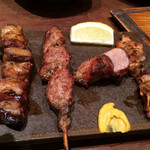 鳥茂 - 上チレ、つくね、上タン、上動脈