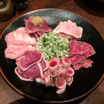 鳥茂 - 特選刺身盛り合わせ