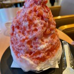 グリーンマートカフェ - 完熟いちごみるくかき氷