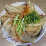 麺屋 昊鶏 - 料理写真:濃厚白湯麺＋炙りチャーシュートッピング