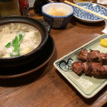 Ganso Yakitori Kushi Hacchin - 塩モツ煮と串
