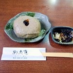 野点庵 - 絶品そばがき。分量を考えるとお値段もリーズナブル。