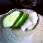 野点庵 - 香の物。