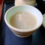 野点庵 - そばつゆ。風味がたまりません。