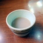 野点庵 - 非常に濃厚な最後の部分です。