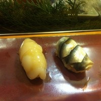 江戸前 寿し政 別館 - 2014年9月。烏賊と新子。