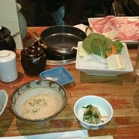 銀座しゃぶ通 - 三種盛合せセット ランチ