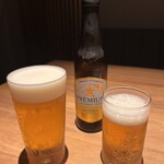 すすきの焼肉きらく - ビール