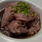 おき野 - 牛肉ポン酢