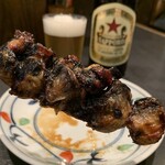 うなぎ小鐵 - かぶと　蒸し焼きで柔らかい