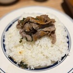 Tenjin BB Cuisine - Meat served with rice