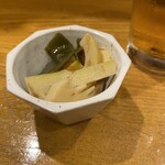 味のまる藤 - お通し　筍煮