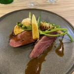 ルディック - マグレ鴨ムネ肉のロティ  シェリービネガーソース