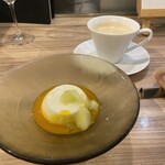 ルディック - ココナッツのブランマンジェ  マンゴーソース