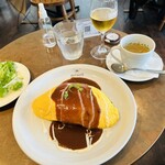 カフェ アクイーユ - オムライス 1,430円