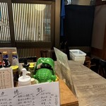 おでん屋遊 - 店内・前の客が帰った瞬間を狙って一枚♪