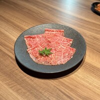 東京焼肉 黒木 - プレミアムロース(薄切り)    