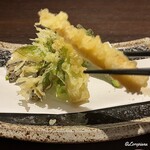かごのめ - 根曲がり筍の天ぷら