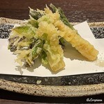 かごのめ - 山菜の天ぷら盛合せ