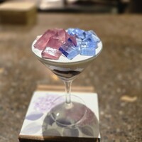 RAMA 白金 - この季節にぴったりの色合いの ゼリーを使ったデザート