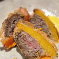 RAMA 白金 - パプリカ に 肉詰めをしてあげたもの