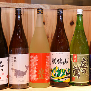 ビールOKの飲み放題ほか、こだわりの日本酒もご用意あり◎