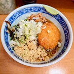 加賀 - "葱"を乗っけたら、彩りが良くなった。(笑)