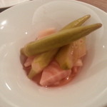 ビストロ・アロンジー - ２０１４・８月　自家製ピクルス　