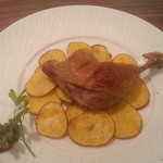 ビストロ・アロンジー - ２０１４・８月　鴨モモ肉のコンフィ