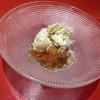 鮨　銀座　鰤門 - 蟹とキュウリの三杯酢
