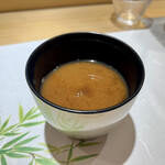 名古屋 栄 鮨 栄華 - 浅利の味噌汁
