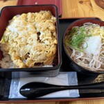出雲うどん山太 - カツ丼冷しミニうどん