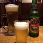 Faro - 青島。生ビール。