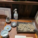 蕎麦切り 春のすけ - もりそば２種食べ比べ