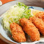 山海居食屋 和歌 - 大粒カキフライ