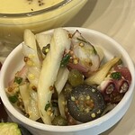 Lamp - タコとセロリのマスタードマリネ