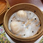 好 - 2014/ 9 夜　海老餃子3個入り。1つ食べちゃった。