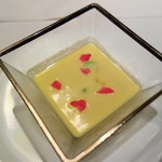 レストラン・セン - 冷製コーンスープと枝豆