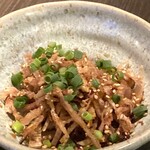 鳥善 鳥ふじ - 炙り鶏皮ぽん酢