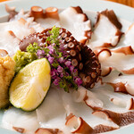 坂蔵 - 料理写真:明石たこ造り