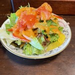 ハンバーグレストラン ハセクラ - サラダ自家製ドレッシング