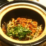 美食S - 太刀魚と牛蒡の土鍋ご飯のプレゼンテーション