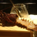 美食S - 鎌倉海老のプレゼンテーション