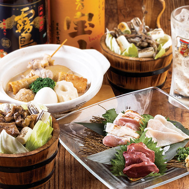 炭火焼 鶏料理と鶏だしおでん て鶏あし鶏 盛岡大通店 - 盛岡（居酒屋）の写真